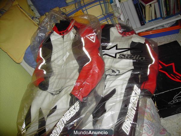 dainese monos y botas alpinestar