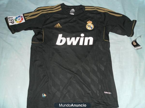 Camiseta Real Madrid Ronaldo Negra Temp. 2011-2012 Nueva