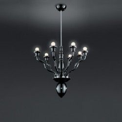 Artemide Gaia Suspension - Negro - iLamparas.com