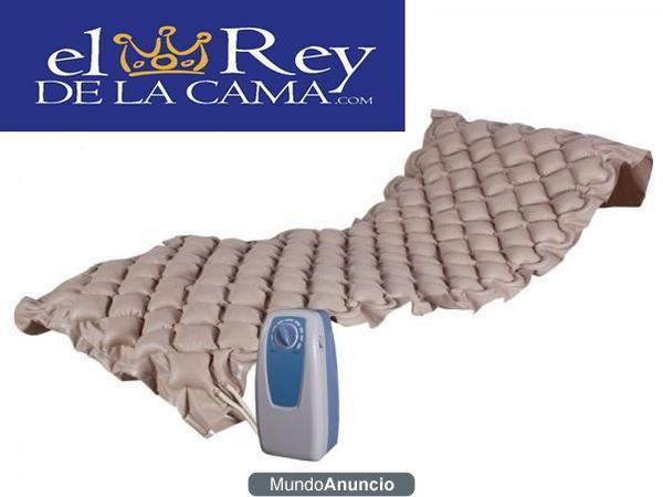 Pack cama geriátrica con carro elevador+colchón visco.