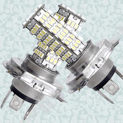 2X Bombillo Xenón Blanco H4 LED de 120 SMD