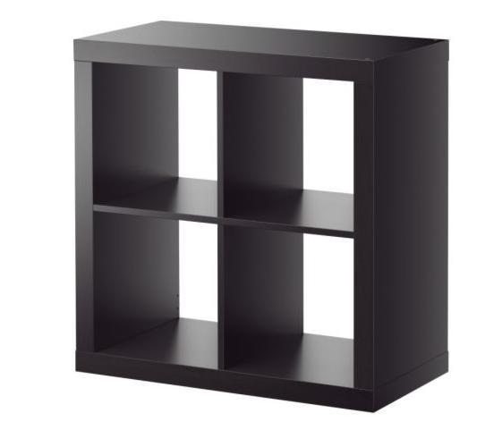 Estanterías Expedit de Ikea color Negro Marrón