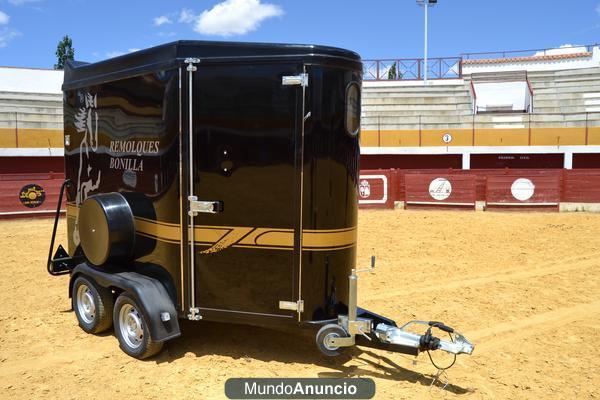 remolque de caballos fibra bonilla van potros salamanca