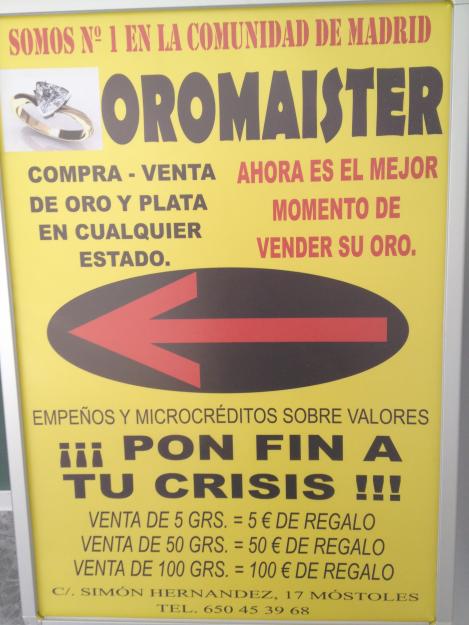 COMPRA - VENTA DE ORO Y PLATA