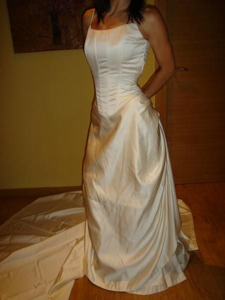 VESTIDO NOVIA A ESTRENAR T 38, 3 PIEZAS