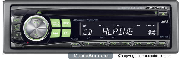 Alpine CDA/Mp3 9846R 50euros