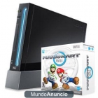 VENDO WII NEGRA+MARIO KART+2MANDOS+2VOLANTES SOLO HACE 2 MESES QUE ME LA COMPRE ESTA PERFECTA - Almería - mejor precio | unprecio.es