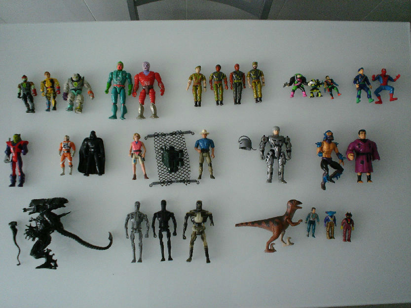 Figuras Star Wars, He-Man, Fly, Terminator,. . .