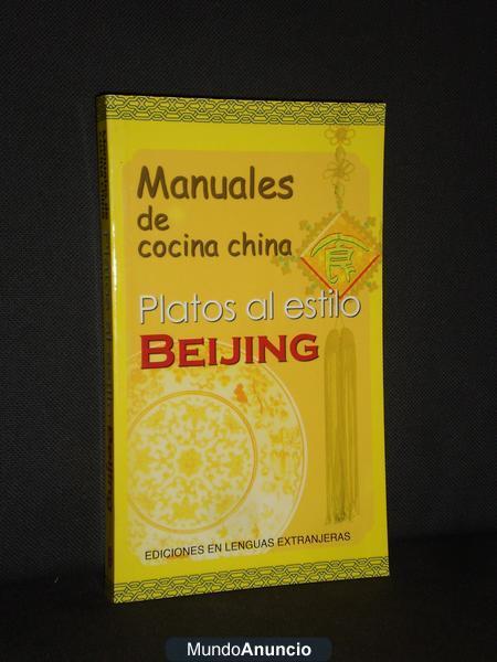 Libro Manual Platos al estilo Beijing