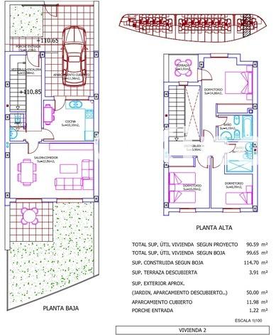 Venta de adosados de obra nueva en el Puerto de la Torre, Málaga capital