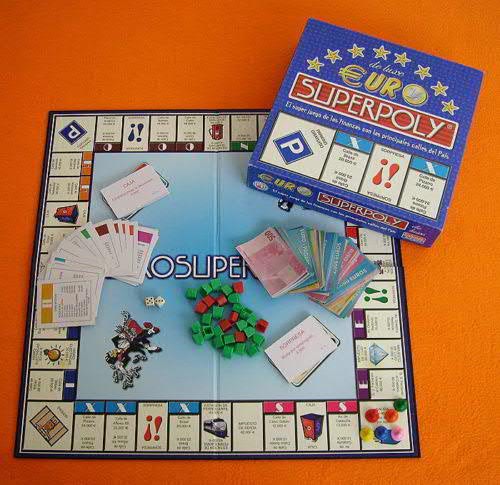 Euro Superpoly de Luxe (Falomir juegos). Juego similar a Monopoly