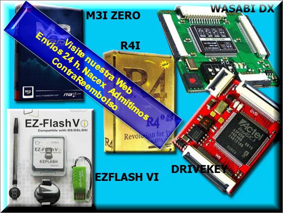 EZFLASH VI :COMPRAR Cartuchos para NINTENDO DSI , DSI XL