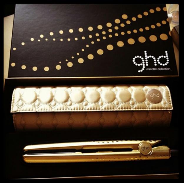 plancha ghd metallic color oro nueva a estrenar