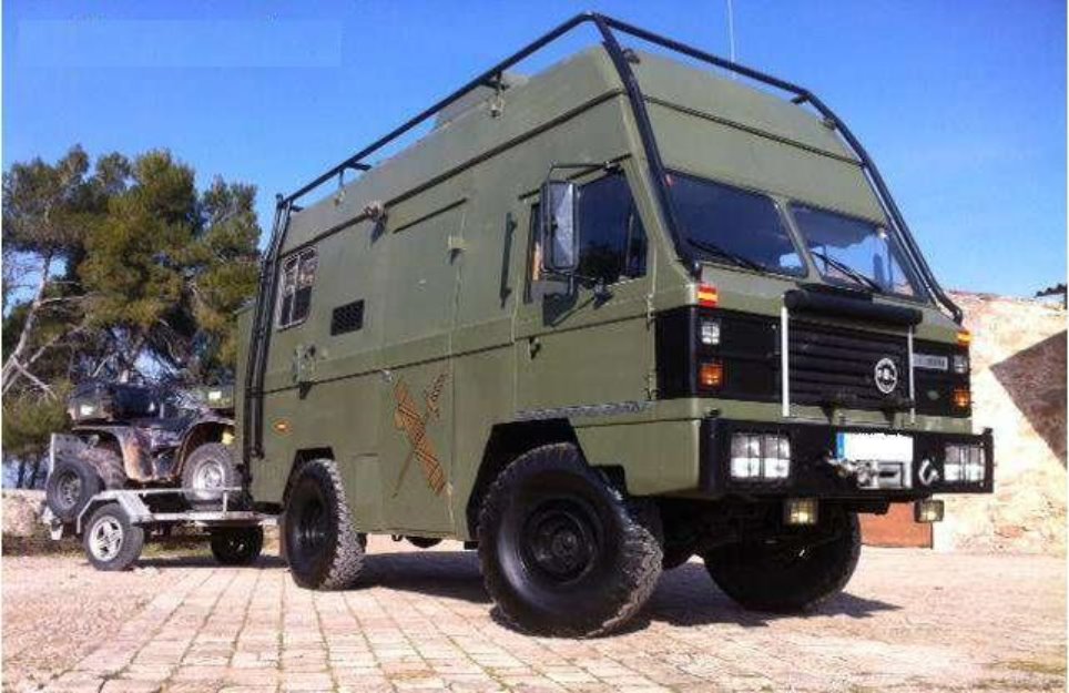 veno land rover santana 2000 autocaravana