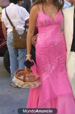 vendo este vestido de boda rosa precioso