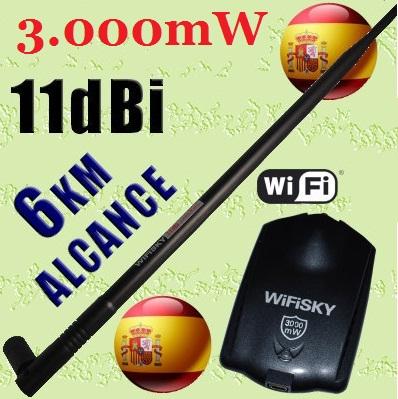 ANTENA WIFI SKY 3000 W