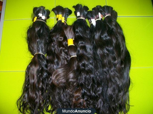 Excelentes extensiones de cabello natural