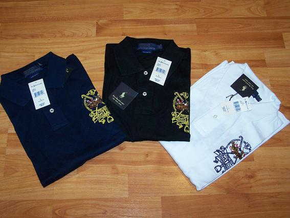 Lote de tres polos manga larga ralph lauren edicion 2008 match cresset TALLA XL