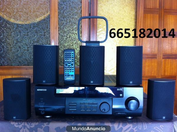 VENDO AMPLICADOR KENWOOD KRF-V5030D CON  5 ALTAVOCES JAMO