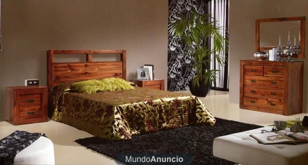 DORMITORIO MACIZO DE GRAN ROBUSTEZ COMPLETAMENTE NUEVO