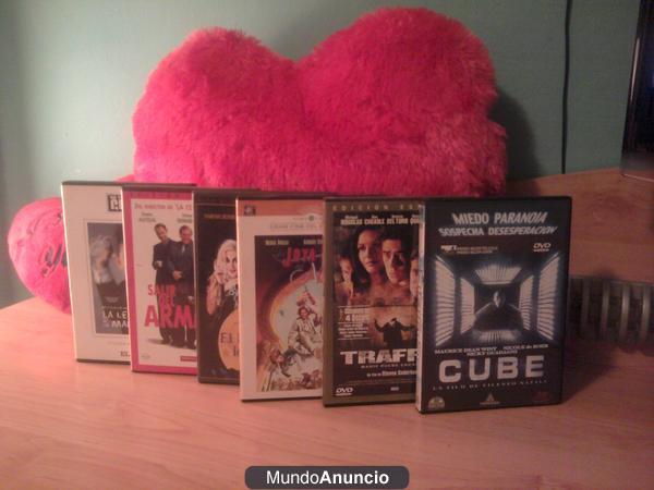 **** VENDO 6 PELÍCULAS DVD ORIGINALES POR 10€ ***