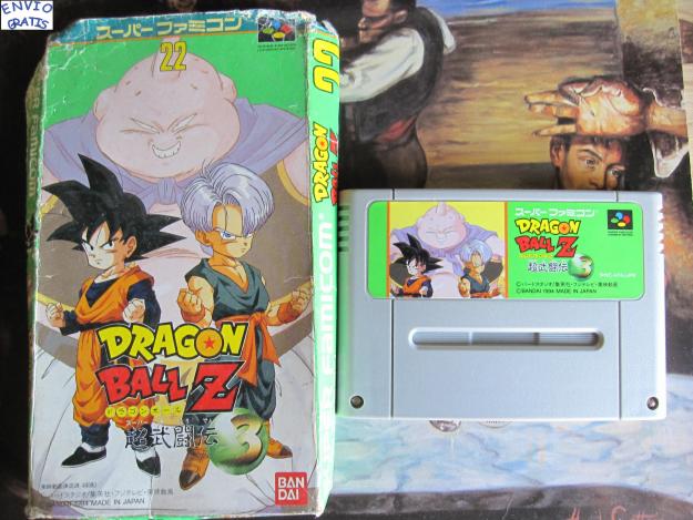 DRAGON BALL Z 3 CON CAJA**JAPAN VERSION** SUPER NINTENDO