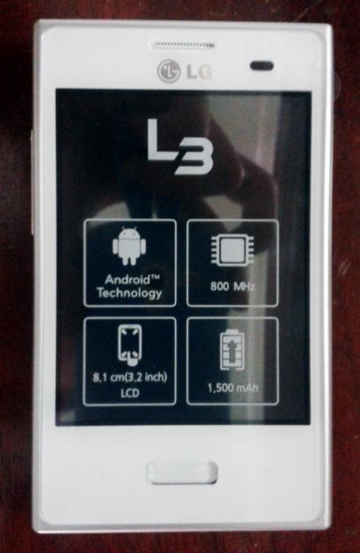 Vendo movil lg optimos l3 e400 blanco totalmente nuevo.