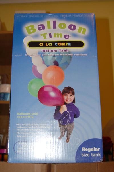 Bombonas desechables gas helio para globos