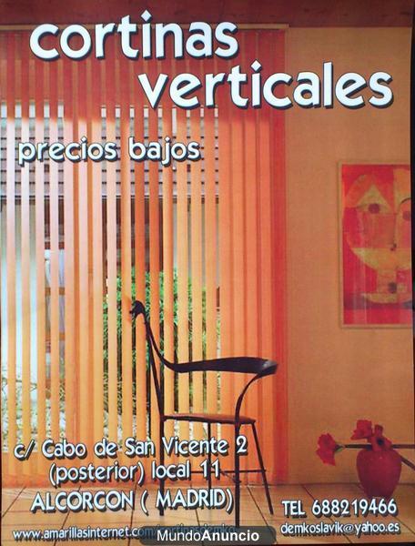 CORTINAS VERTICALES