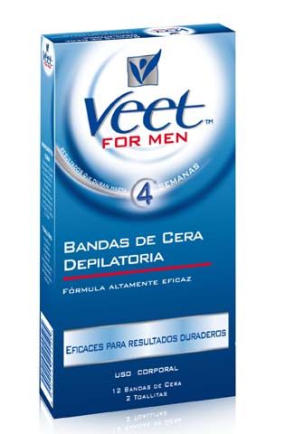 Veet for Men Bandas de Cera Depilatoria