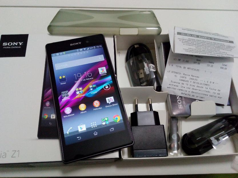 Xperia z1 libre 4g lte 2gb ram 20,7mpx libre con factura