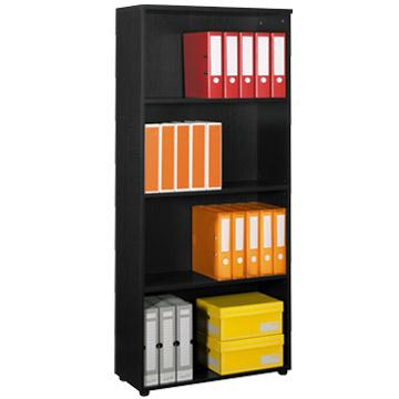 Librería 180,5 cm negro Europa