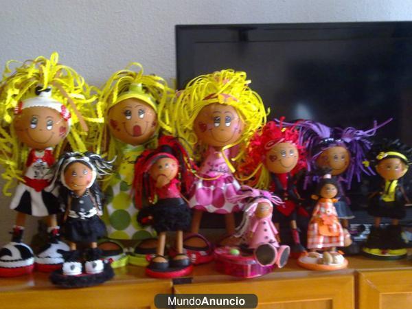 POPUCHAS,MUÑECAS ECHAS A MANO PERSONALIZADAS