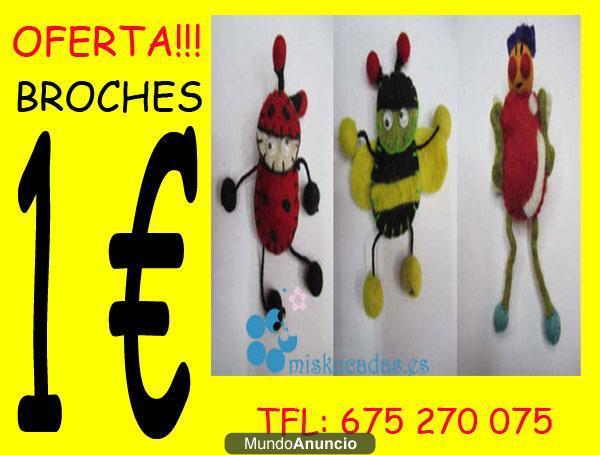 BROCHES DE FIELTRO EN OFERTA 675 270 075