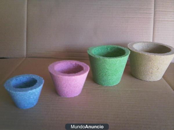 Recipientes de arena para velas