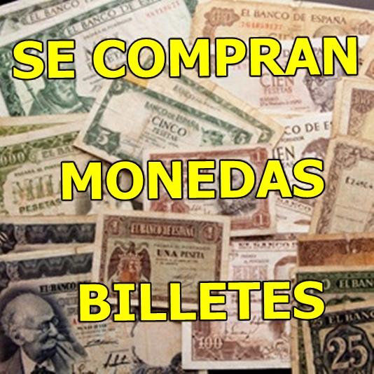 Compro monedas y billetes antiguos (en toda españa)