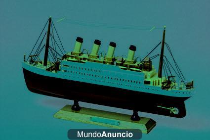 maqueta construida del Titanic
