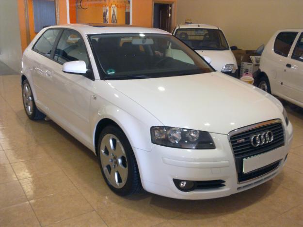 AUDI A3  AÑO 2008 BLANCO / COCHE DIESEL POCOS KM BARATO EN MURCIA