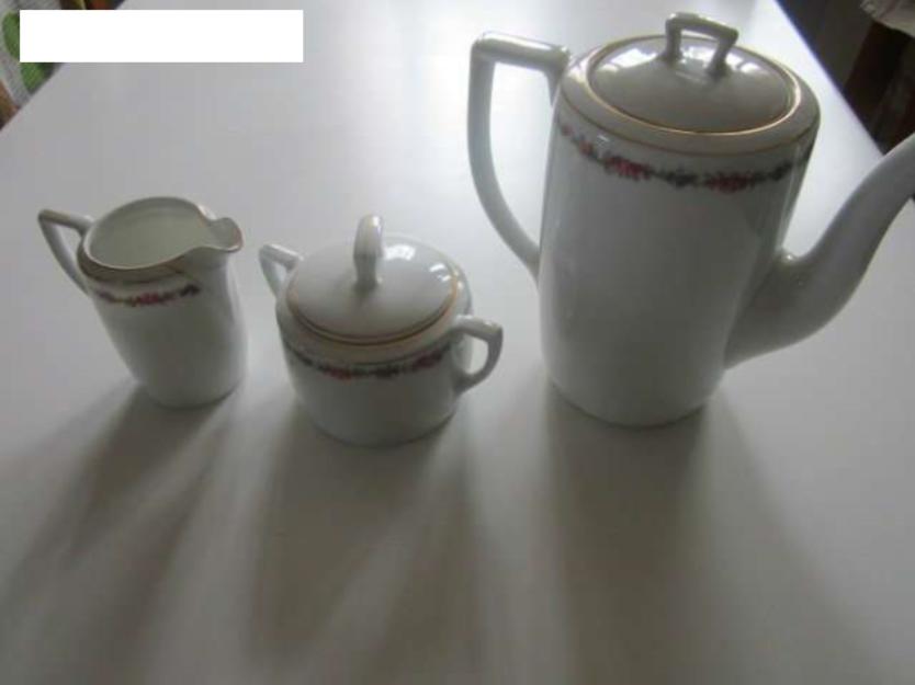 Juego de café de la unión, porcelana checoslovaca