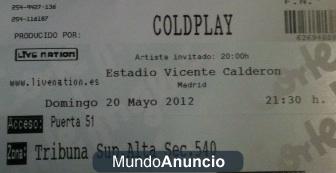 VENDO 2 CLIPS Y REGALO 2 ENTRADAS CONCIERTO COLDPLAY