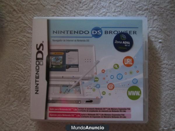 vendo juego nintendo DS Browser