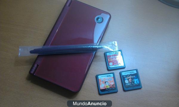 Nintendo DS perfecto estado + tres juegos OPORTUNIDAD!