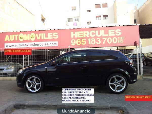 Opel Astra GTC 1.9CDTi 120 cv 6 velocidades Sport...acepto cambio y compro al contado 5990 €---automovileshercules.com -