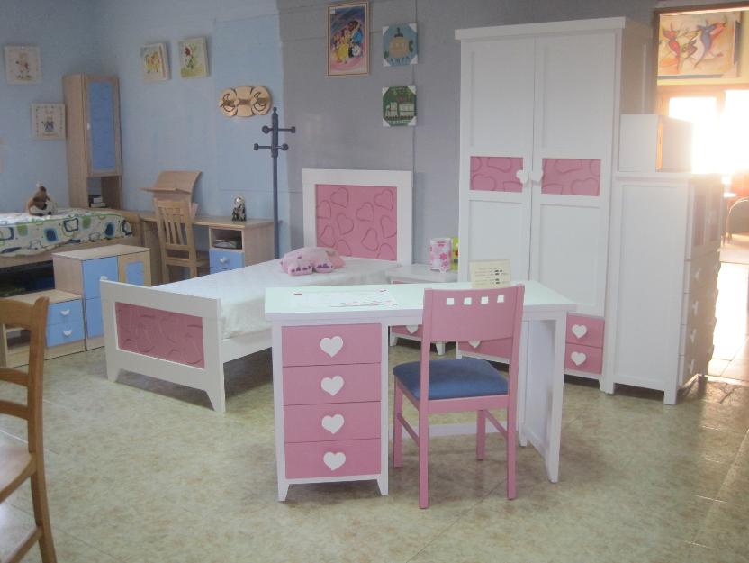 Dormitorio juvenil rosa