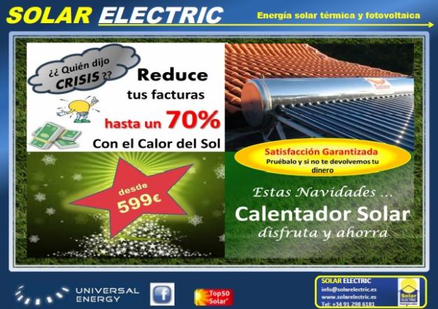 Calentador solar -110litros-