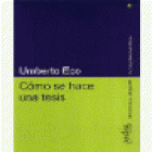 Cómo Se Hace una Tesis : Técnicas y Procedimientos de Estudio, Investigación - mejor precio | unprecio.es
