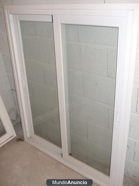 Ventanas Aluminio Lacado Blanco nuevas a estrenar