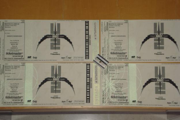 ENTRADAS U2