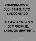 TIENES QUE LLEBAR TU COCHE AL DESGUACE NO LO AGAS NOSOTROS NOS DESPLAZAMOS Y TE PAGAMOS - mejor precio | unprecio.es