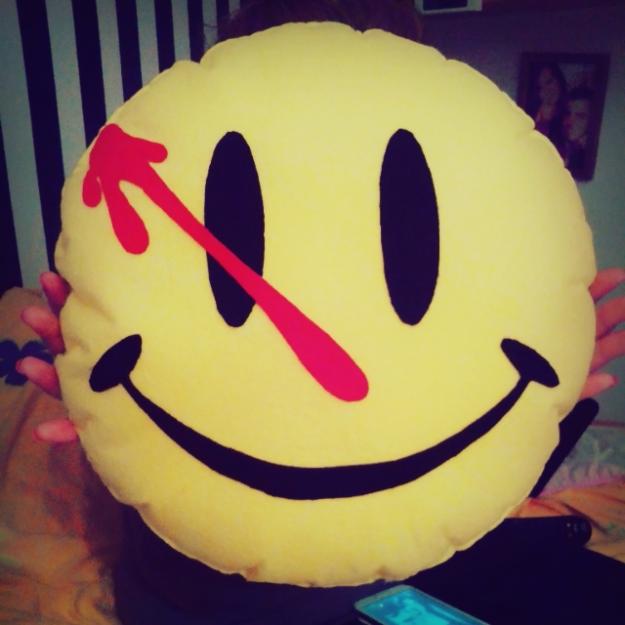 Cojín de Smiley Watchmen.